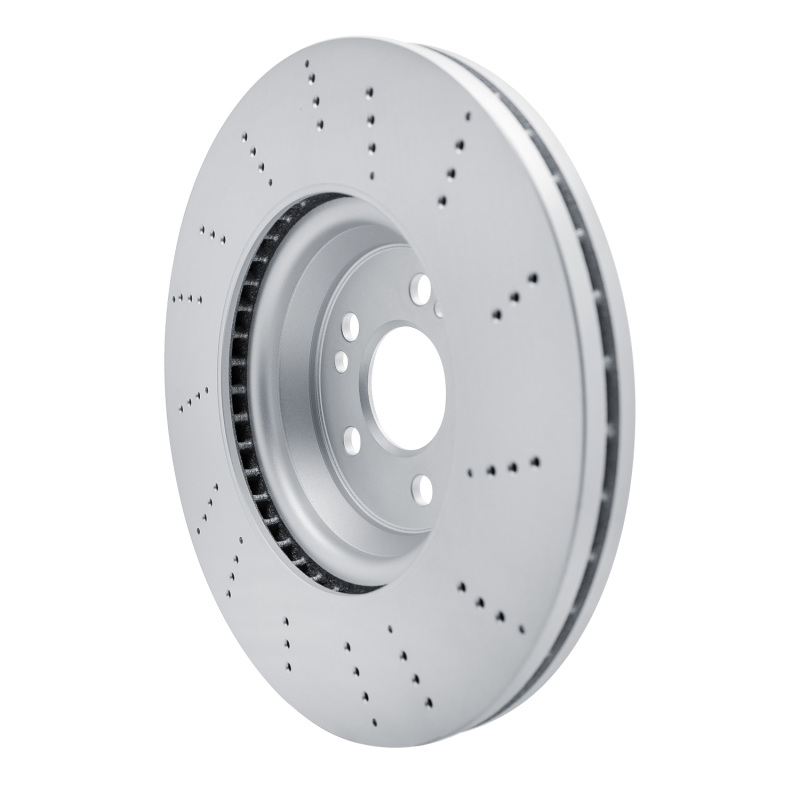 Mercedes-Benz GLE350 Brake Rotor (1) - Front - R1 Concepts - Drilled Carbon Alloy GeoMET - `20-`23